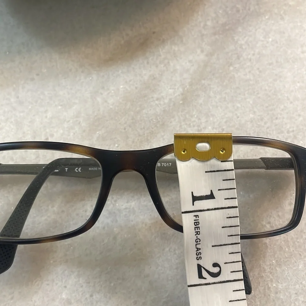 Ray-Ban RB7017 Frames Unisex RX prescription glasses brown tan plastic metal OS